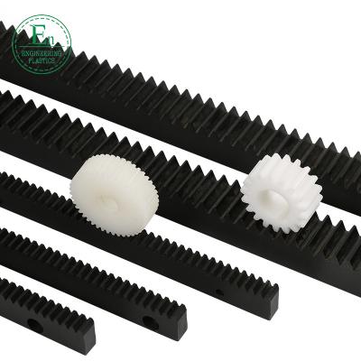 China Polycarbonate rack pinion CNC machining anti aging plastic parts for sale