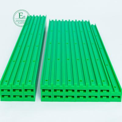 China Plastic wear-resistant guide strip nylon guide groove CNC Machining Parts en venta