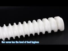 Delrin Cnc Pa 66 Nylon Plastic Screw Nut Washer Kit Food Grade Mixing