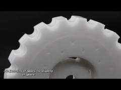 Custom made machined mold wheel gear China made high quality nylon rack gear