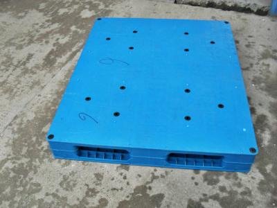 China Welded / Integrated Solid Face Plastic Euro Pallets For Food Storage for sale