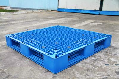 China Rackable Plastic Shipping Pallets For Storage / Distribution , Blue Plastic Pallet Recycling for sale