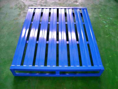 China Powder Coated Heavy Duty Steel Pallets For Warehouse Management Storage for sale