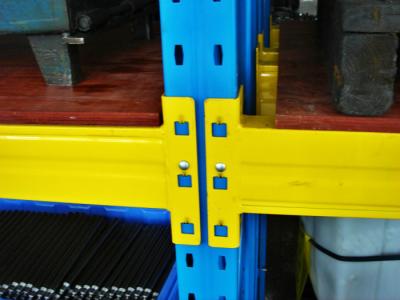 China Industrial Back To Back Selective Pallet Racking With Deoil , Derusting Surface for sale