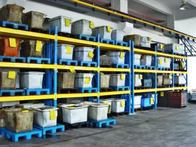 China Heavy Duty Selective Pallet Racking With Plywood Deckin , Steel Racking Systems for sale
