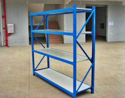 China Medium Duty Wide Span Racking , Long Span Shelf With Step Beams for sale