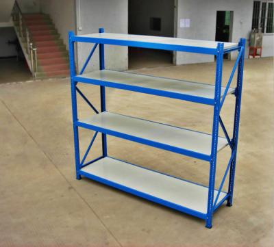 China Cold Rolling Steel Raw Materials Long Span Racking , Light Duty Rack for sale