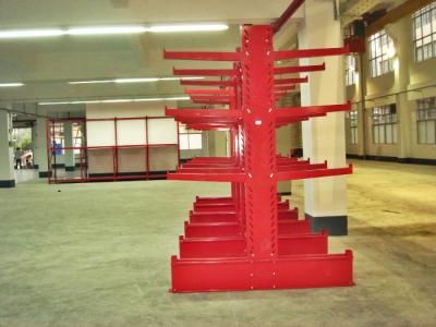 China Blue / Orange Cantilever Racking System With Cold Rolling Steel for sale