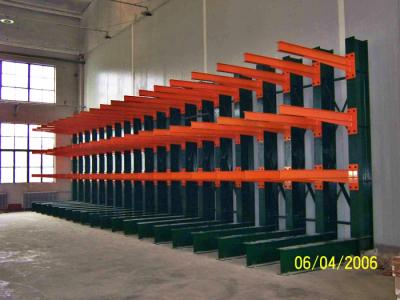 China Powder Coating Finish Cantilever Racking System Warehouse Vertical Cantilever Racks for sale