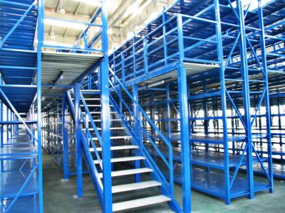 China Long Span Pallet Rack Mezzanine Catwalk Systems With Adjustable Steel Decking for sale