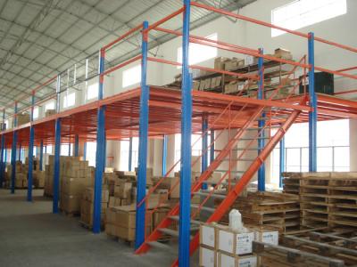 China 500kg Professional Steel Shelf Supported Mezzanine For Warehouse , Office for sale