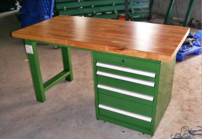 China Powder Coating Stainless Steel Industrial Workbenches With Drawers for sale