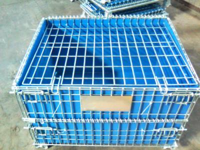 China PP Board Protection Cover Wire Mesh Container For Small Parts Completeness for sale