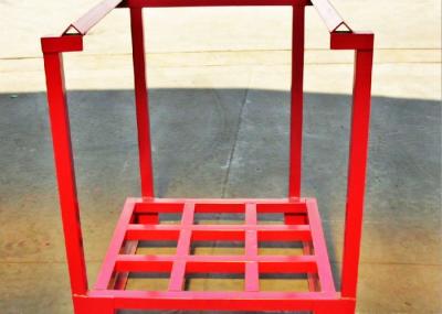 中国 棚パレット積み重ねフレームを積み重ねる鋼鉄粉のコーティング パレット 販売のため