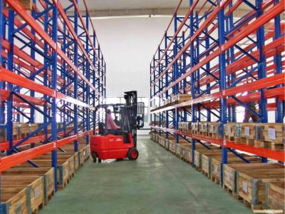 China 4000mm Height Long Span Heavy Duty Pallet Racking With Powder Coat Paint Finish for sale