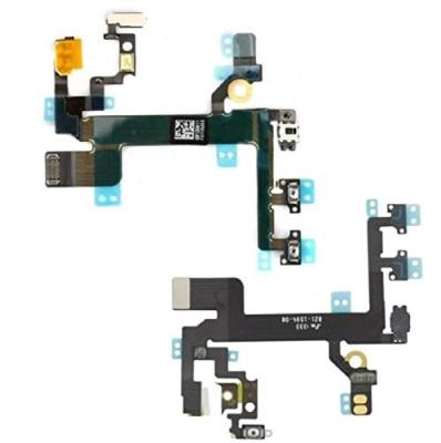China Original iphone 5s Power Button Replacement Switch Mute Volume Button Switch Connector Shock Flex Ribbon Cable For iPho for sale