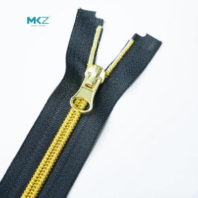 China Gold Plating #8 Nylon #10 Heavy Duty Plastic Zipper for sale