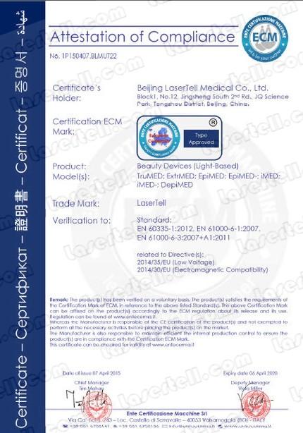 CE - Beijing LaserTell Medical Co., Ltd.