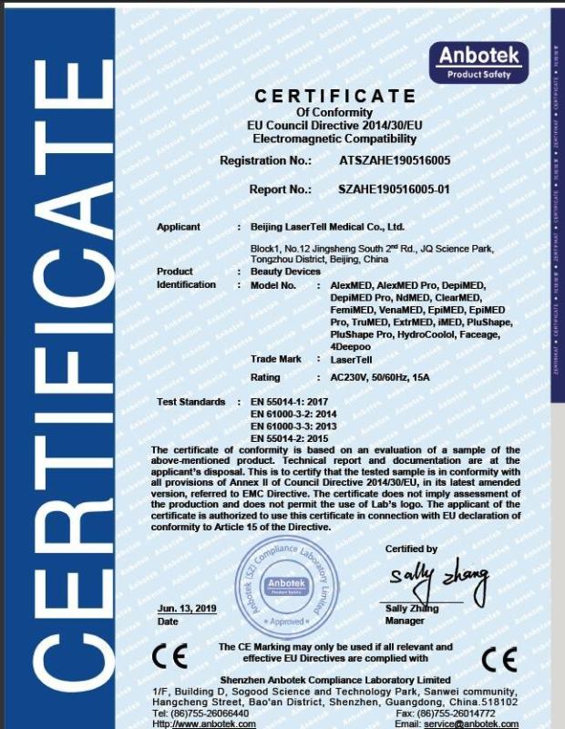 CE EMC - Beijing LaserTell Medical Co., Ltd.