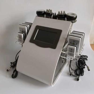 China rf probe Touch Screen Laser Lipo Cavitation Machine Frequency 5MHz 100KPA Pressure for sale