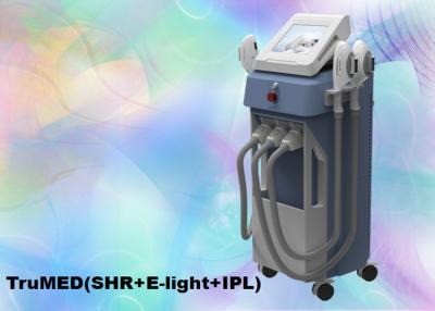 China Vertical 3 Handles E light Beauty Machine for Clinic Acne Clearance Wrinkle Removal for sale