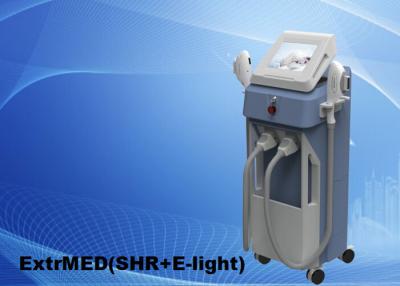 China Vertical  Multi-Functional 2 Handles SHR +E light Beauty Machine 15 x 50mm spot size for sale