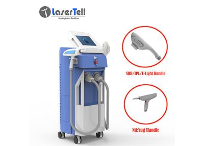 China 1064nm Long Pulse SHR Hair Removal Machine Q Switch Nd Yag Laser For Tattoo Removal for sale