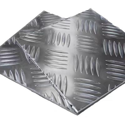 China 3003 5052 6010 Aluminum Diamond Plate Embossed Patterned Aluminum Checkered Sheet for sale
