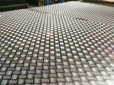 China 1060 H14 5 Bar Anti Slip Aluminum Checker Plate Waterproof Diamond Plate Sheets for sale