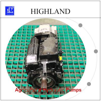 China Big Displacement Agricultural Harvester Hydraulic Tandem Pumps With Gear Pump for sale