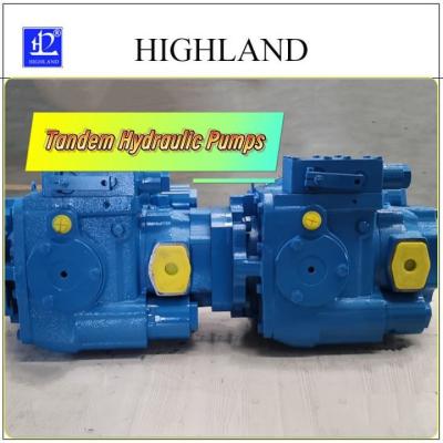 China 90Ml/R Tandem Hydraulic Pumps Harvesting Machinery Hydrostatic Pump for sale