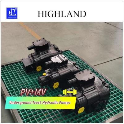 China PV22 MV23 Cast Iron Underground Truck Hydraulic Pumps With Max Displacement And 1 Year Warranty à venda