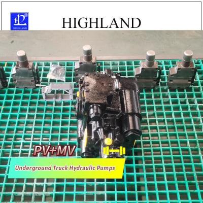 China PV22 MV23 Underground Truck Hydraulic Pumps Cast Iron Housing Max Displacement à venda