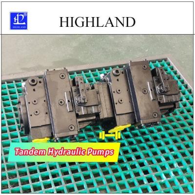 China Industrial Tandem Hydraulic Pumps With Swash Plate Structure Design for sale