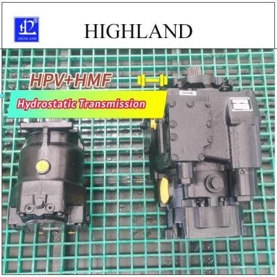 China HPV110 HMF110 Underground Loader Hydrostatic Transmission In Plywood Case for sale