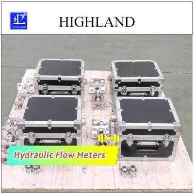 China HIGHLAND Hydraulic Flow Meters With Joint Harvester Oil Temperature Range -20C -150C Te koop