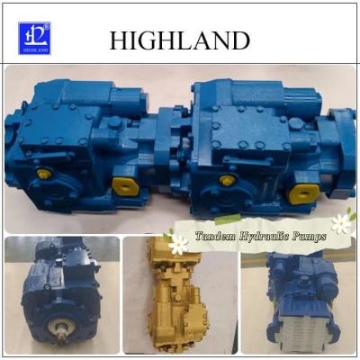 China Variable Displacement Tandem Hydraulic Pumps For Max Displacement Of 110 Ml/R for sale