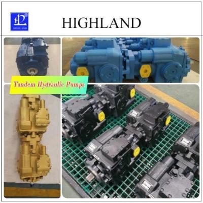 China Harvester Tandem Piston Pump Manual Loading Mode For Hydraulic System Components for sale