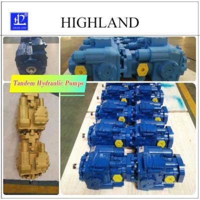 China Manual Loading Mode Tandem Hydraulic Pumps Cast Iron Hydraulic System Components en venta