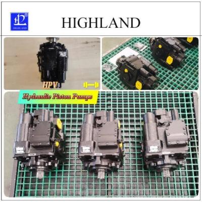 China Closed Loop Axial Hydraulic Piston Pump 35Mpa Rated Pressure Black Hydraulic Transmission for sale