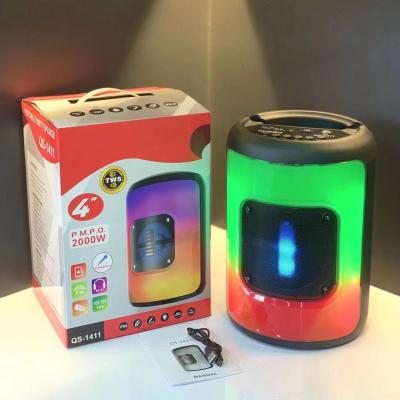 China RGB Cool Bluetooth Wireless Speaker Subwoofer Portable Speaker High Volume Outdoor Professional Audio for sale