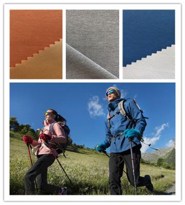 China Air Permeability Stretch Twill Fabric T400 Smooth Surface For Mountaineering Wear for sale