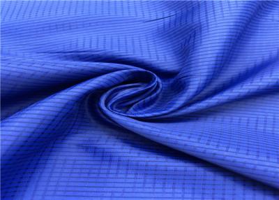China 100% Polyester Anti Static Lining Fabric Lattice Pattern With High Color Fastness for sale