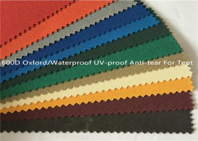 China 100%P 600D Oxford Fabric Coated Waterproof Canopy Fabric Yarn-Dyed Anti-Tear UV-Proof For Outdoor Tent for sale
