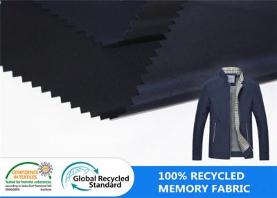 China 100% Recycled Plastic Bottle Polyester Memory Like Water Repellent Winter Jacket Fabric for sale