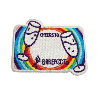 China Diy Custom Embroidered Patches Twill Material For Commemorate for sale