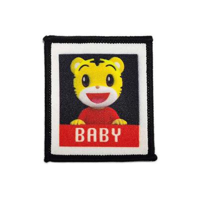 China Logo Custom Printed Iron On Patches , Cartoon Patches For Jackets for sale