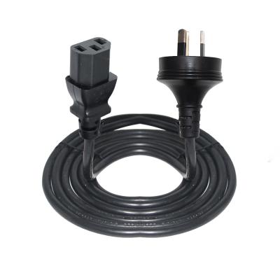 China 3m AS3112 To IEC C13 Power Cable H05VV-F 1.0 10A 250V For Computer Laptop for sale