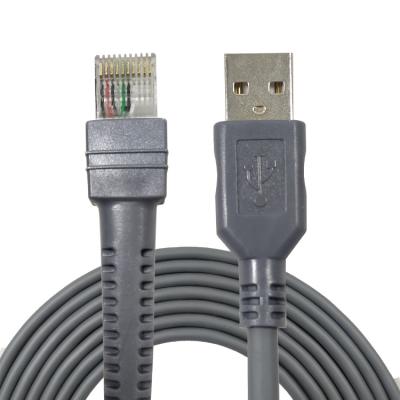 China 10ft 3M Gray USB Scanner Cable CBA-U25-S09ZAR For Symbol LS2208 for sale