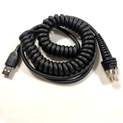 China 5V Coiled USB Barcode Scanner Cable CBL-500-500-C00 For Honeywell for sale